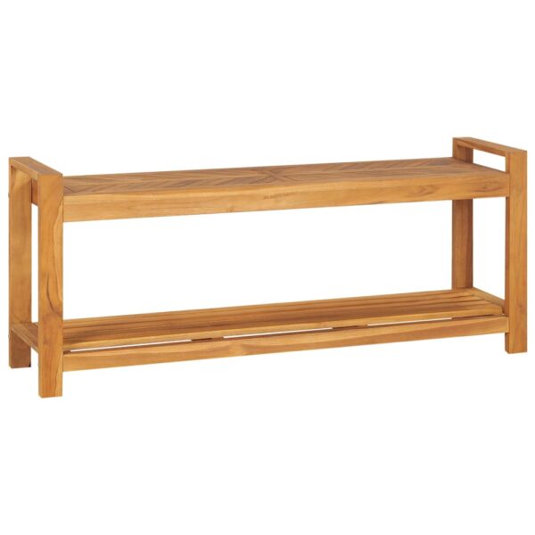 vidaXL Benk 120 cm heltre teak