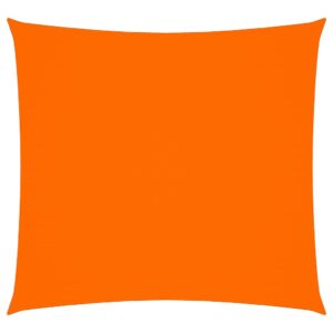 vidaXL Solseil oxfordstoff firkantet 6x6 m oransje