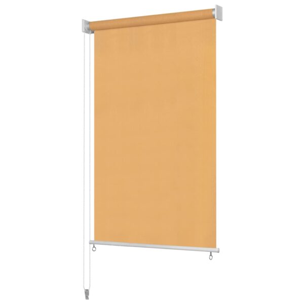 vidaXL Utendørs rullegardin 80x140 cm beige