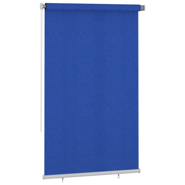 vidaXL Utendørs rullegardin 140x230 cm blå HDPE