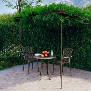 vidaXL Hagepergola antikk brun 3x3x2