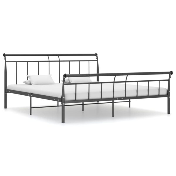 vidaXL Sengeramme svart metall 160x200 cm