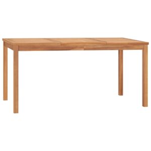 vidaXL Utendørs spisebord 160x80x77 cm heltre teak