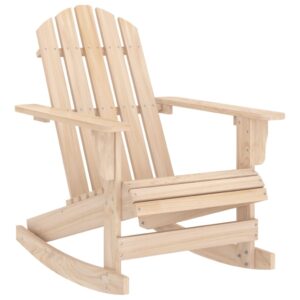 vidaXL Adirondack gyngestol for hage heltre gran