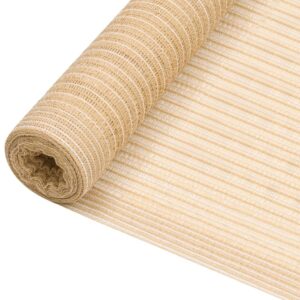 vidaXL Skjermnett beige 1x50 m HDPE 150 g/m²