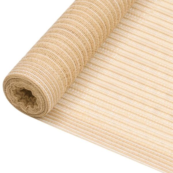 vidaXL Skjermnett beige 2x25 m HDPE 195 g/m²