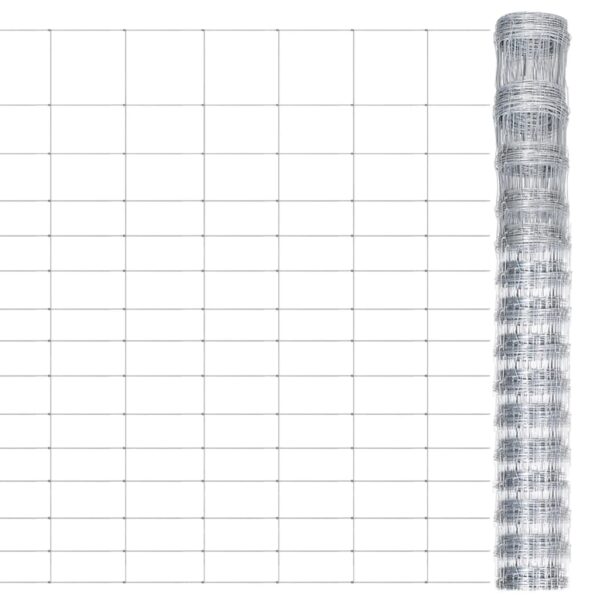 vidaXL Hagegjerde galvanisert stål 50x1