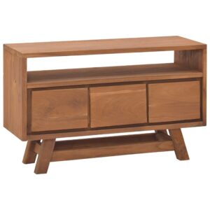 vidaXL TV-benk 80x30x50 cm heltre teak