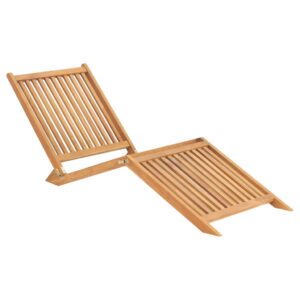 vidaXL Solseng heltre teak