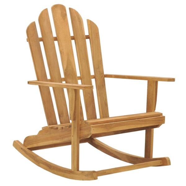 vidaXL Adirondack gyngestol heltre teak