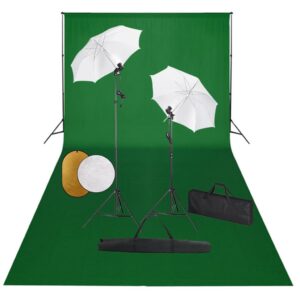 vidaXL Fotostudiosett med lamper