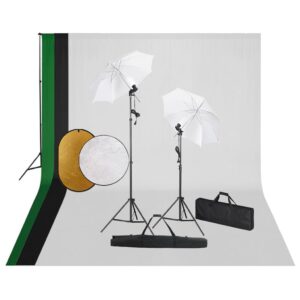 vidaXL Fotostudiosett med lamper