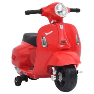 vidaXL Elektrisk lekescooter Vespa GTS300 rød