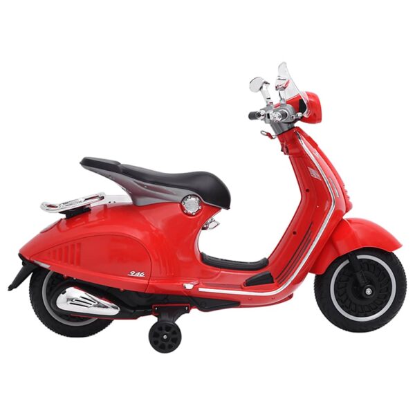 vidaXL Elektrisk lekescooter Vespa GTS300 rød