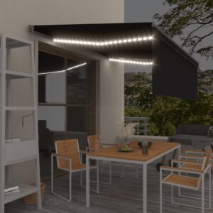 vidaXL Automatisk markise rullegardin LED vindsensor 4