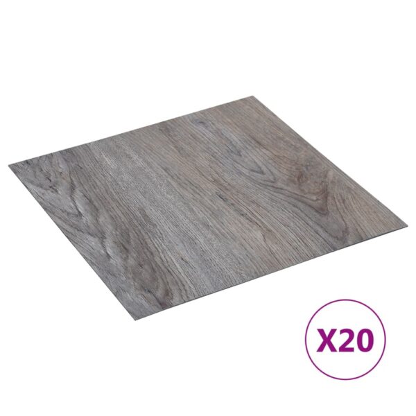 vidaXL Selvklebende gulvplanker 20 stk PVC 1