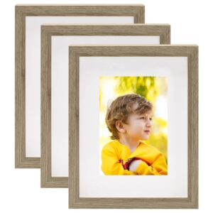 vidaXL 3D fotoboksrammer 3 stk mørkt tre 20x25 cm for 13x18 cm bilde