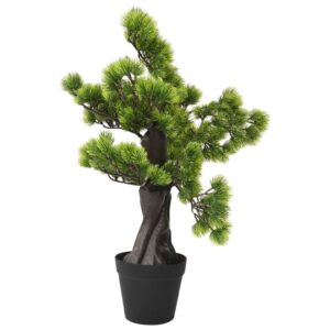 vidaXL Kunstig furubonsai med potte 60 cm grønn