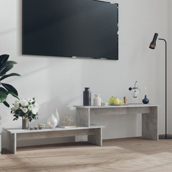 vidaXL TV-benk betonggrå 180x30x43 cm konstruert tre