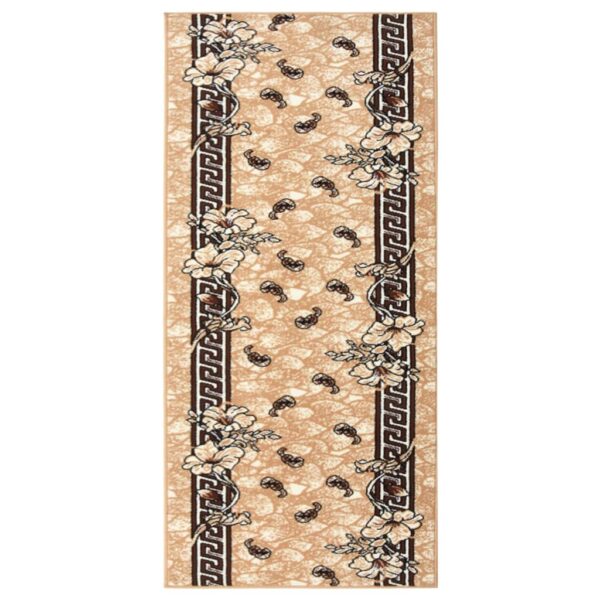 vidaXL Gulvteppe BCF beige 80x150 cm