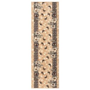 vidaXL Gulvteppe BCF beige 80x250 cm