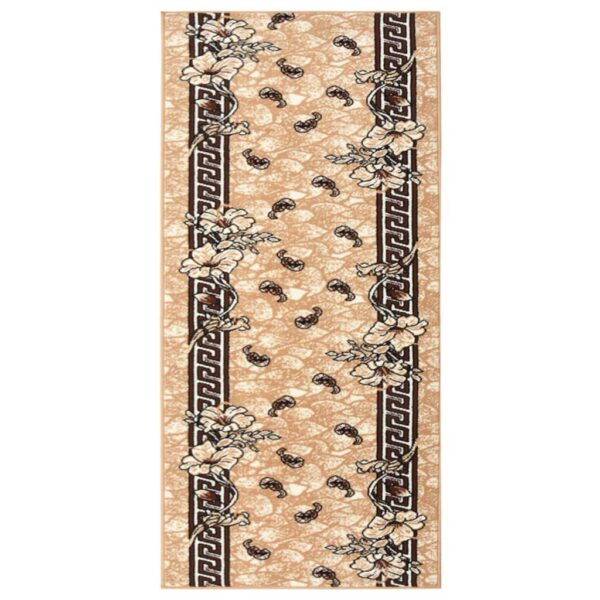 vidaXL Gulvteppe BCF beige 100x200 cm