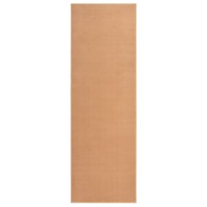 vidaXL Gulvteppe BCF beige 80x250 cm