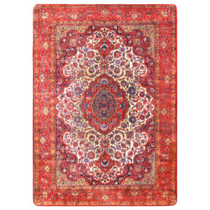 vidaXL Trykt teppe orientalsk flerfarget 120x170 cm