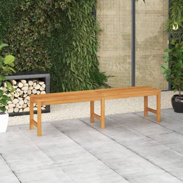 vidaXL Hagebenk 180 cm heltre teak