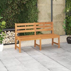 vidaXL Hagebenk 150 cm heltre teak