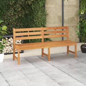 vidaXL Hagebenk 180 cm heltre teak