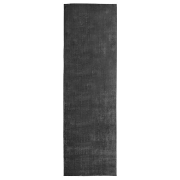 vidaXL Teppeløper vaskbar sammenleggbar 60x300 cm antrasitt polyester