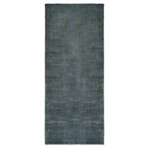 vidaXL Teppeløper vaskbar sammenleggbar grå 60x200 cm polyester