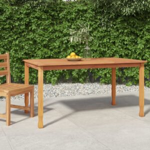 vidaXL Utendørs spisebord 150x90x75 cm heltre teak