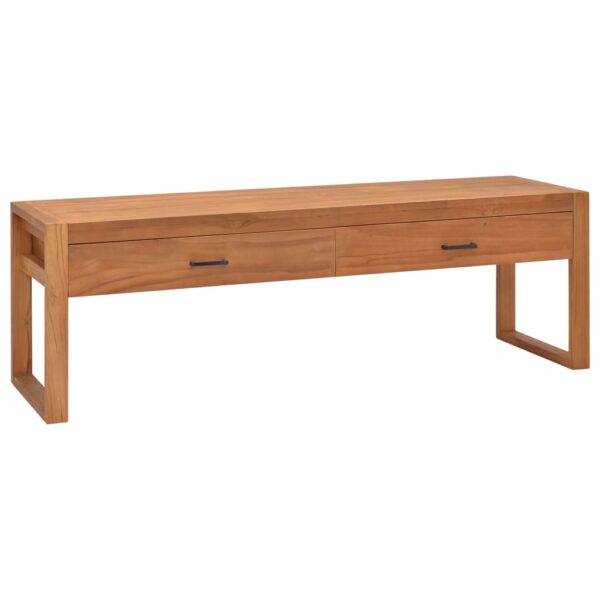 vidaXL TV-benk 120x40x45 cm heltre teak