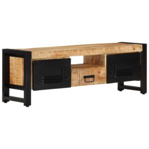 vidaXL TV-benk 120x30x40 cm heltre mango