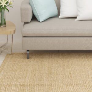 vidaXL Teppe naturlig sisal 80x200 cm