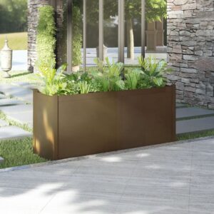 vidaXL Plantekasse honningbrun 150x50x70 cm heltre furu