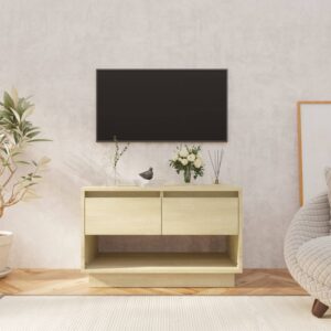 vidaXL TV-benk sonoma eik 70x41x44 cm konstruert tre