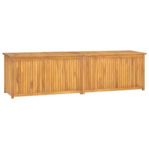 vidaXL Hageboks 200x50x55 cm heltre teak