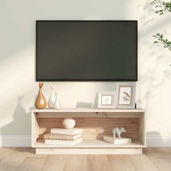 vidaXL TV-benk 90x35x35 cm heltre furu