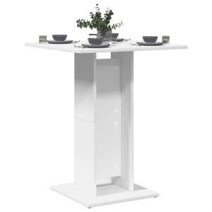 vidaXL Bistrobord røkt eik 60x60x75 cm konstruert tre