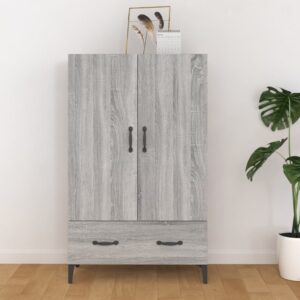 vidaXL Highboard grå sonoma 70x31x115 cm konstruert tre