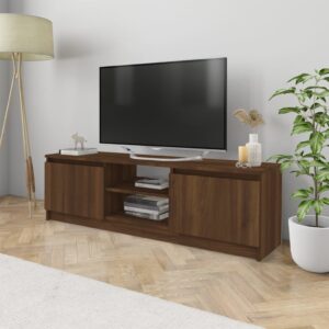 vidaXL TV-benk brun eik 120x30x35