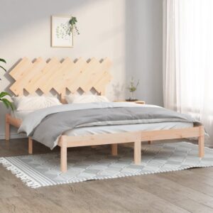 vidaXL Sengeramme 150x200 cm King Size heltre