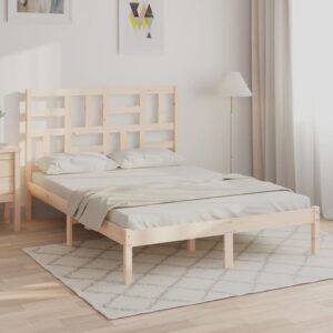 vidaXL Sengeramme heltre 120x190 cm Small Double