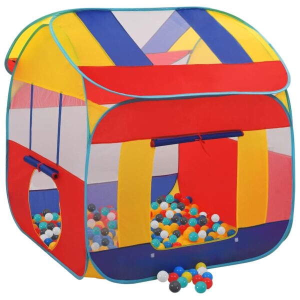 vidaXL Leketelt med 550 baller 123x120x126 cm