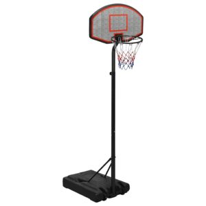 vidaXL Basketballstativ svart 237-307 cm polyeten