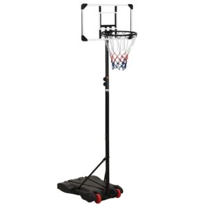 vidaXL Basketballplate gjennomsiktig 216-250 cm polykarbonat