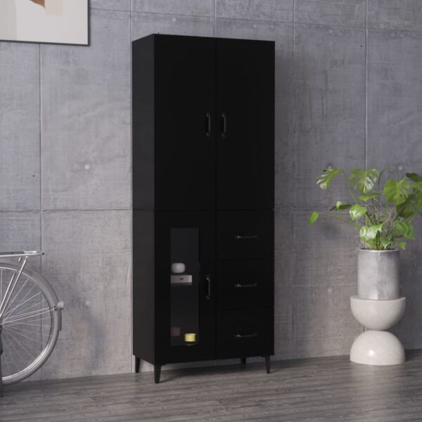 vidaXL Highboard svart 69